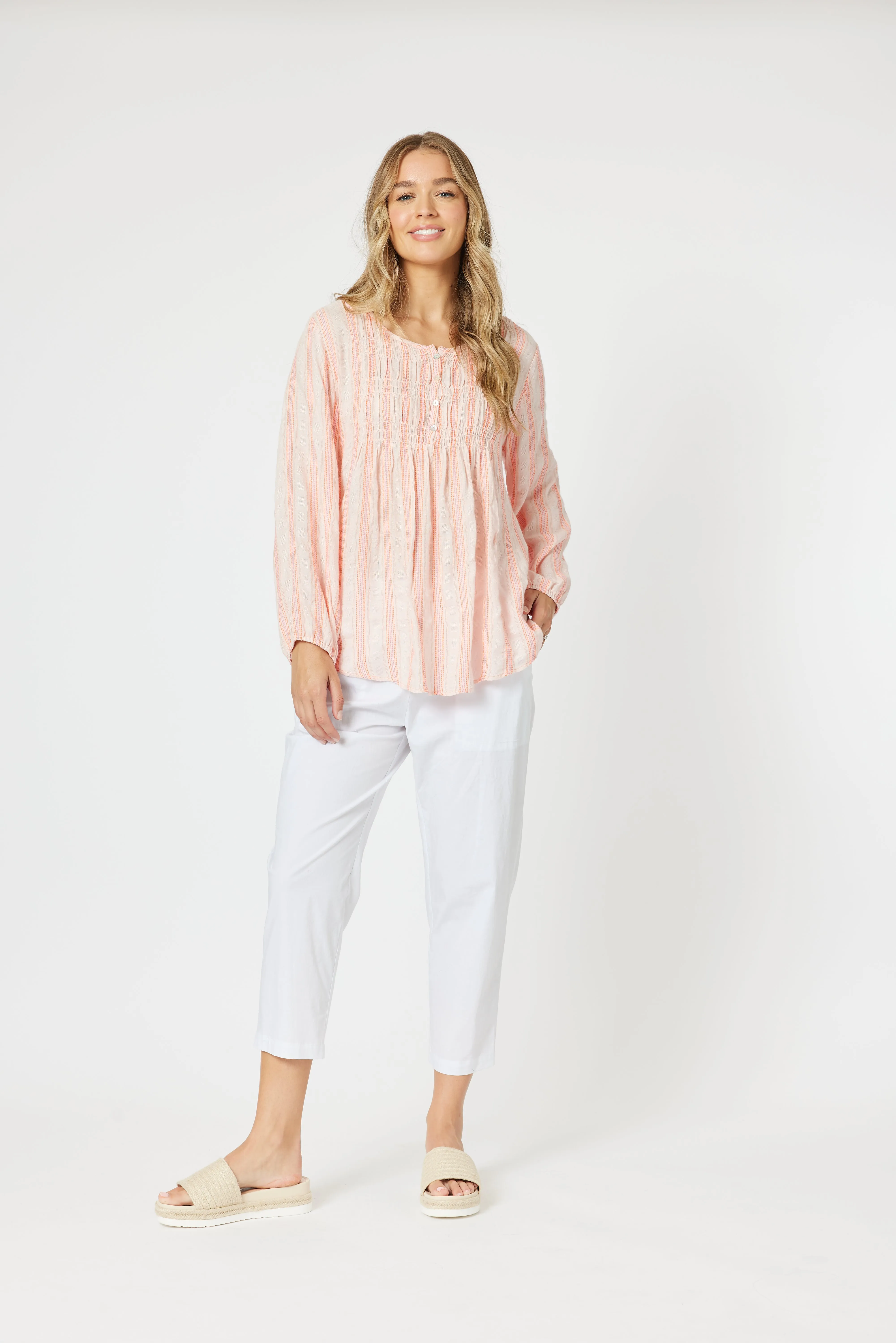THREADZ VENICE STRIPE TUNIC