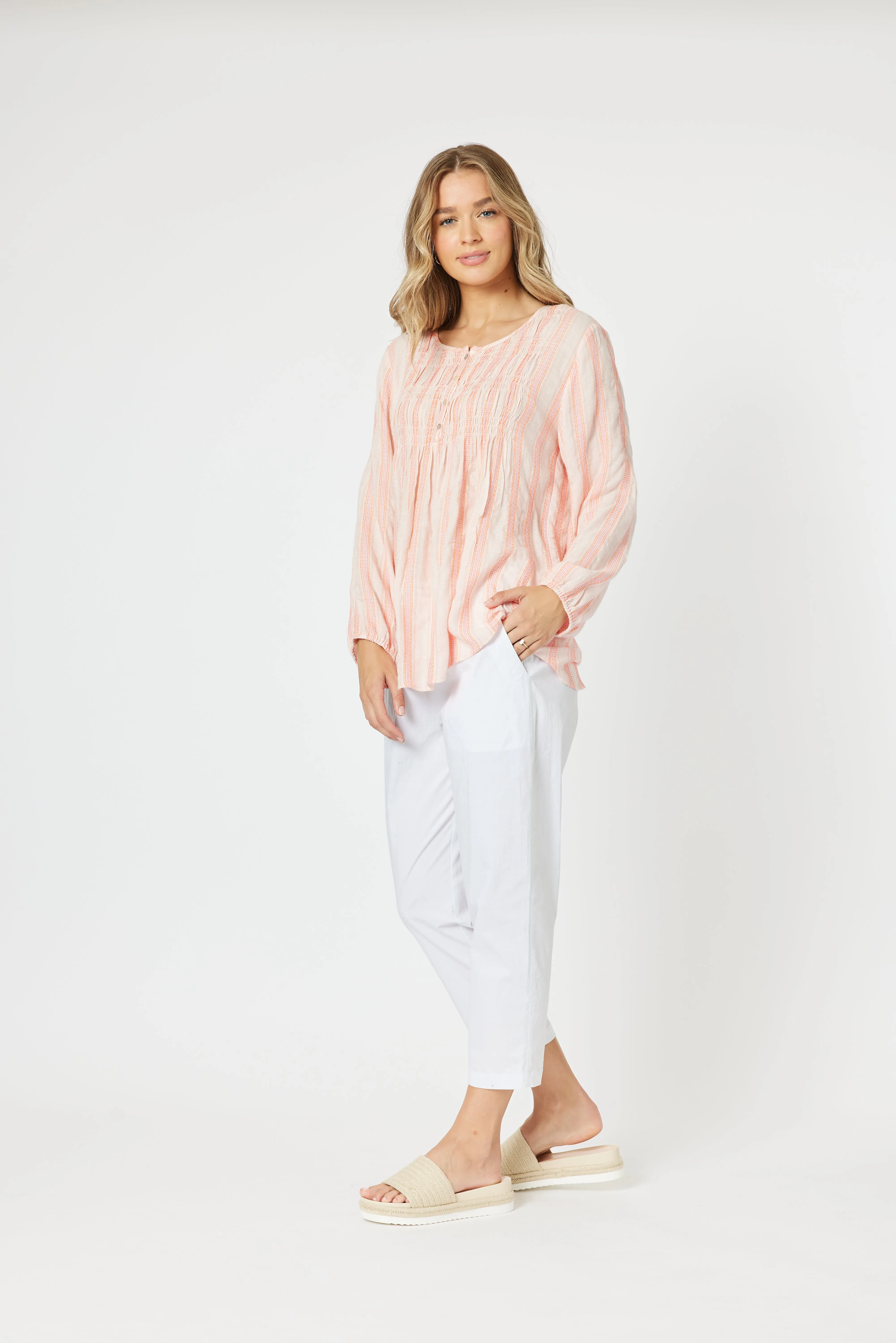 THREADZ VENICE STRIPE TUNIC
