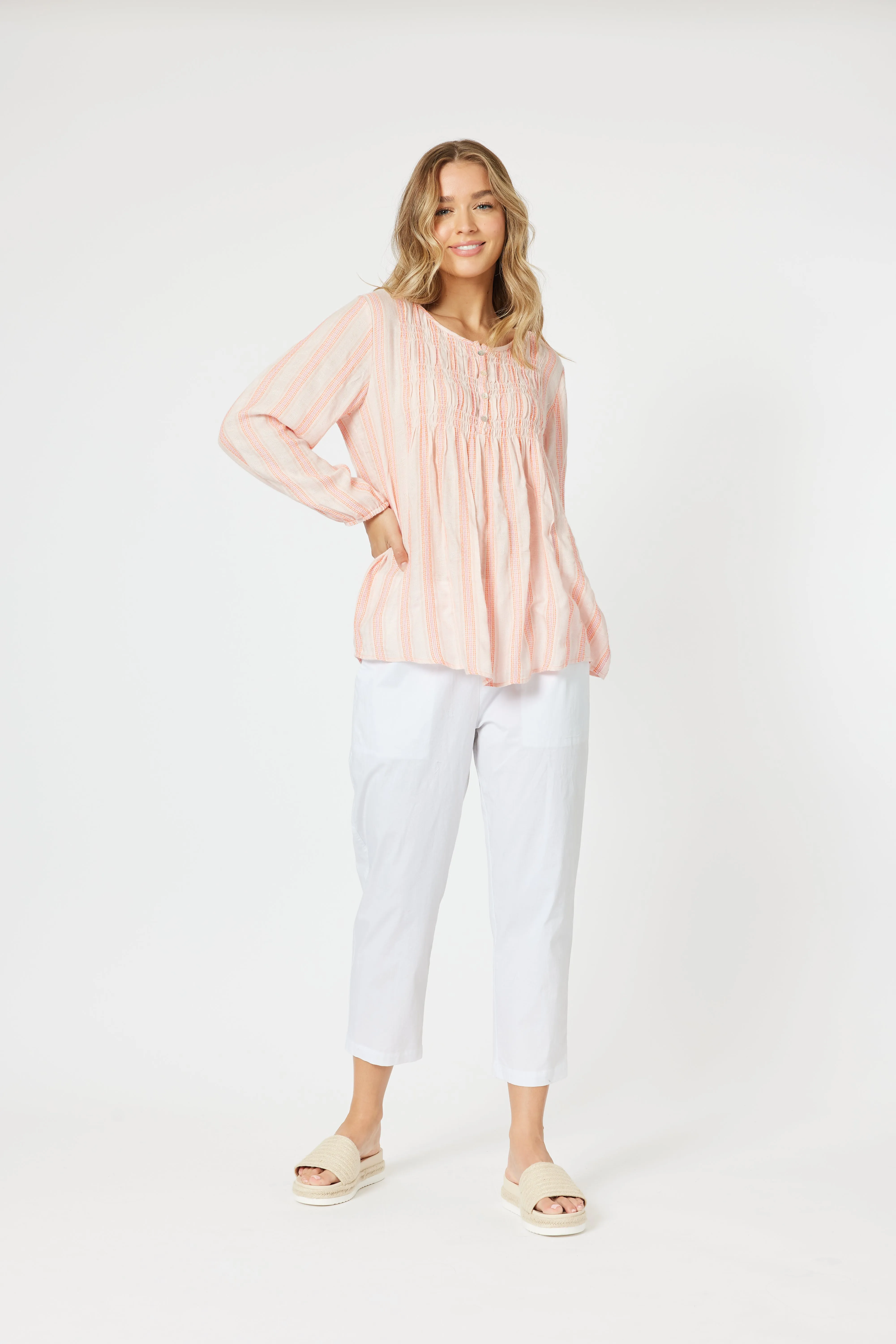 THREADZ VENICE STRIPE TUNIC