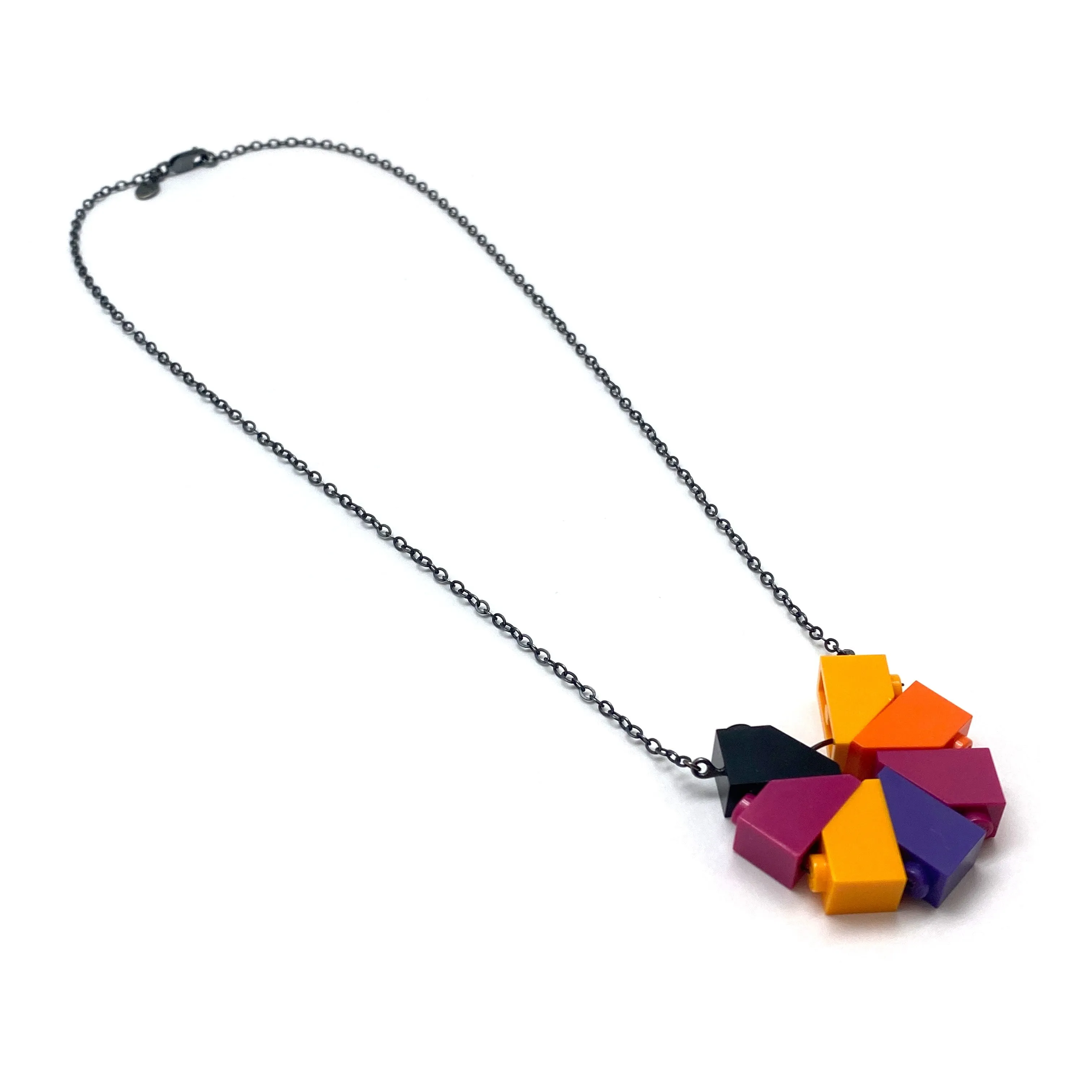 Tropic Nights Mini Pinwheel Necklace