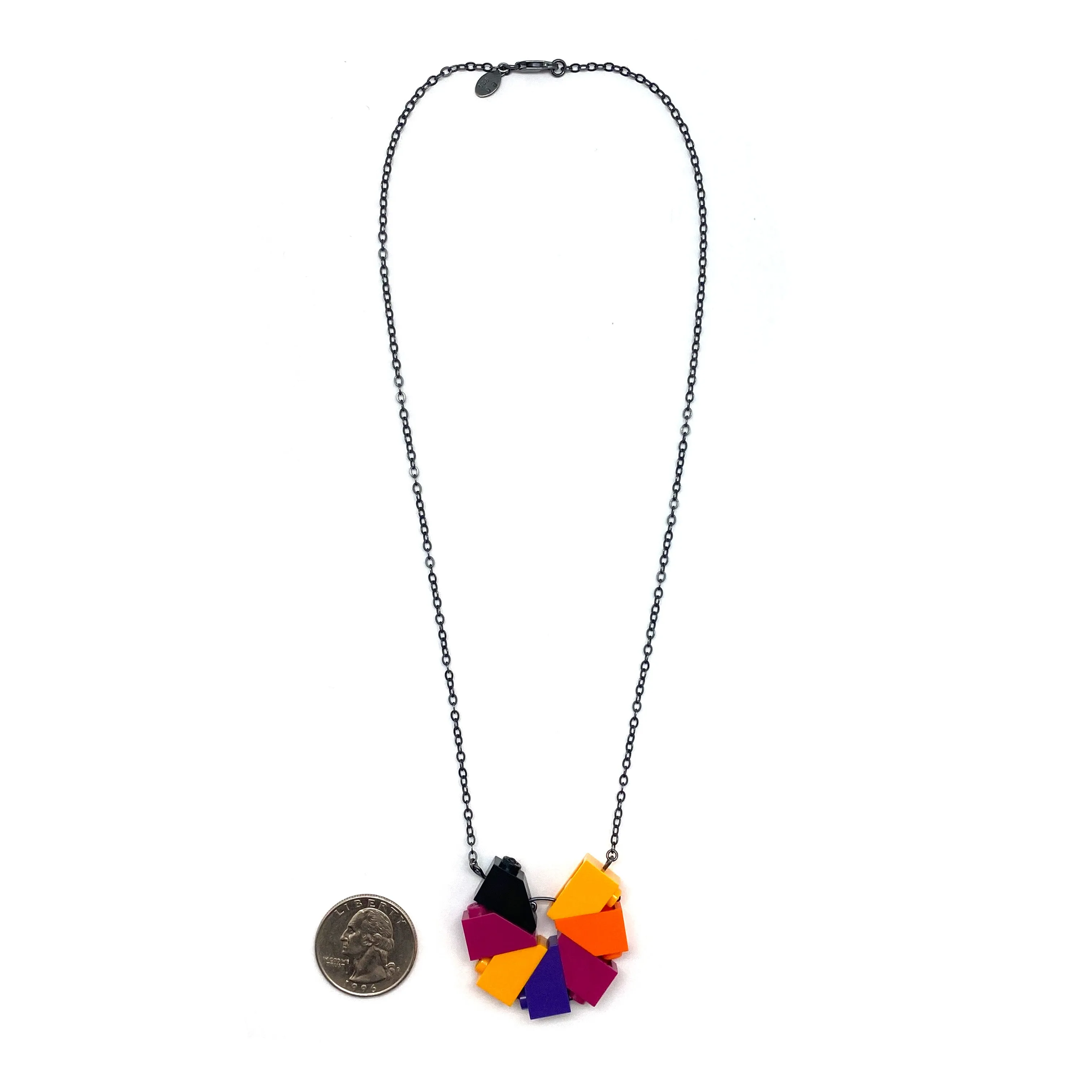 Tropic Nights Mini Pinwheel Necklace