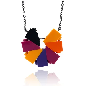 Tropic Nights Mini Pinwheel Necklace