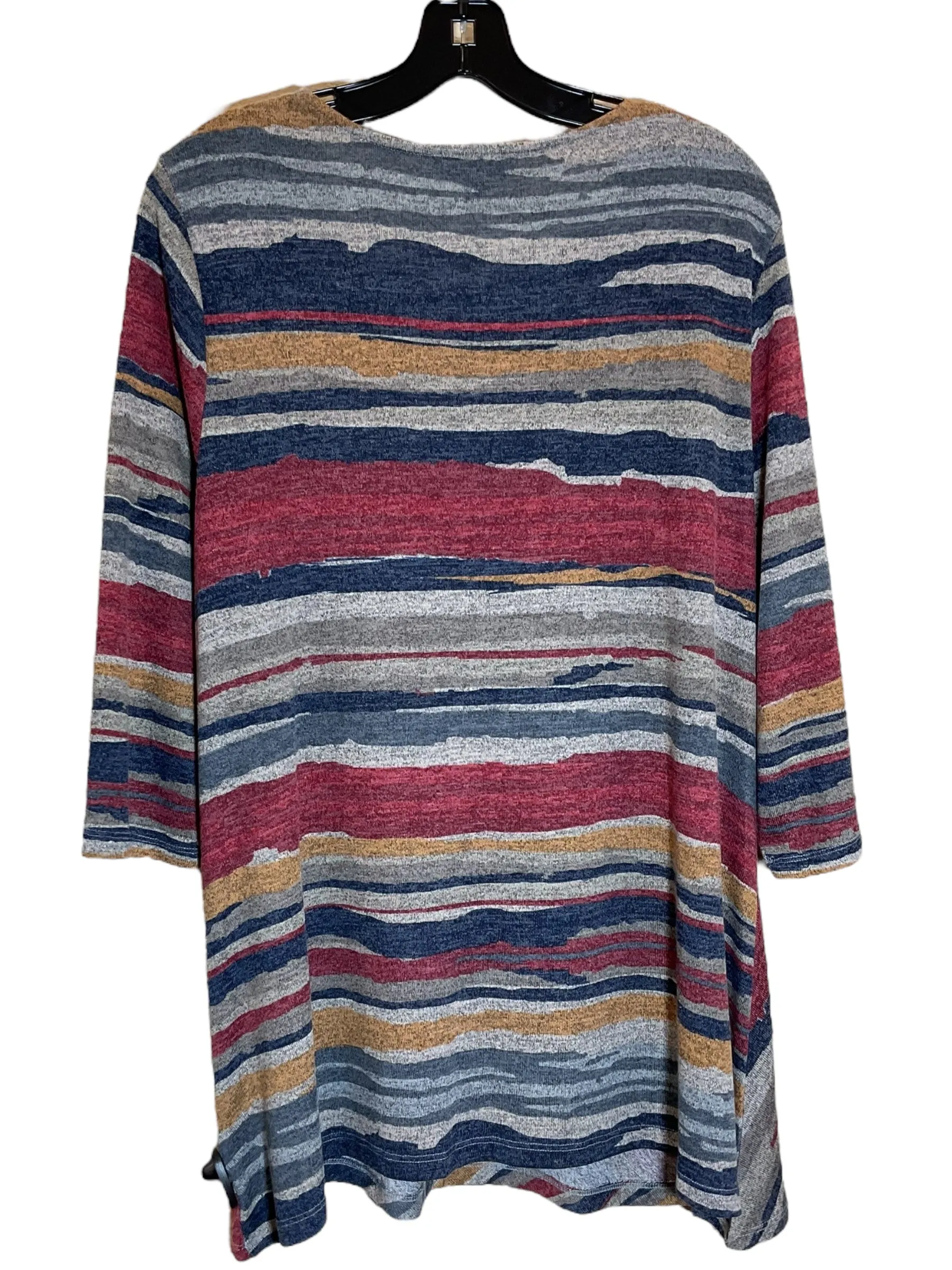 Tunic 3/4 Sleeve By N Touch In Multi-colored, Size: M
