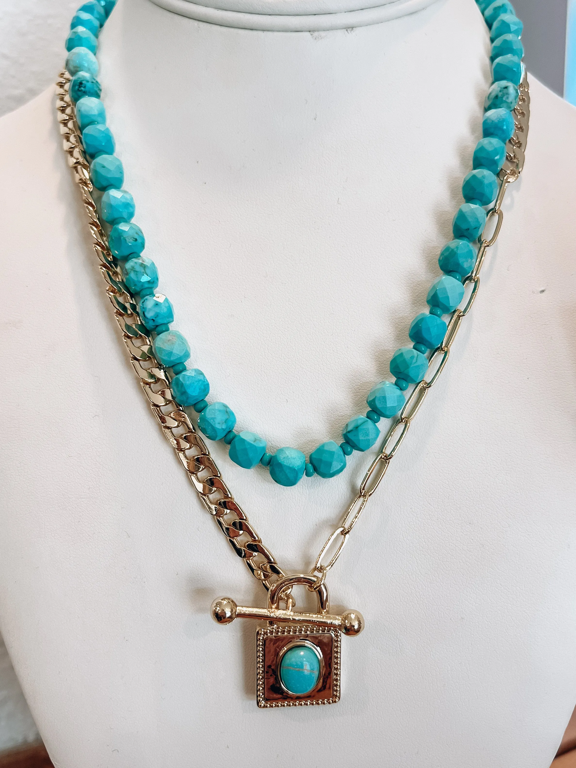 Turquoise Gemstone Necklace