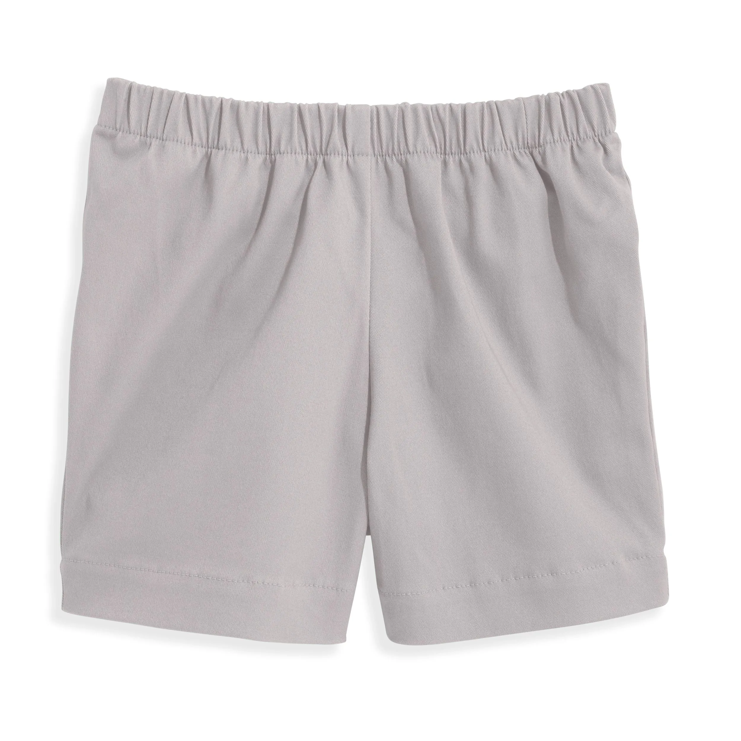 Twill Boy's Play Short -- Pewter