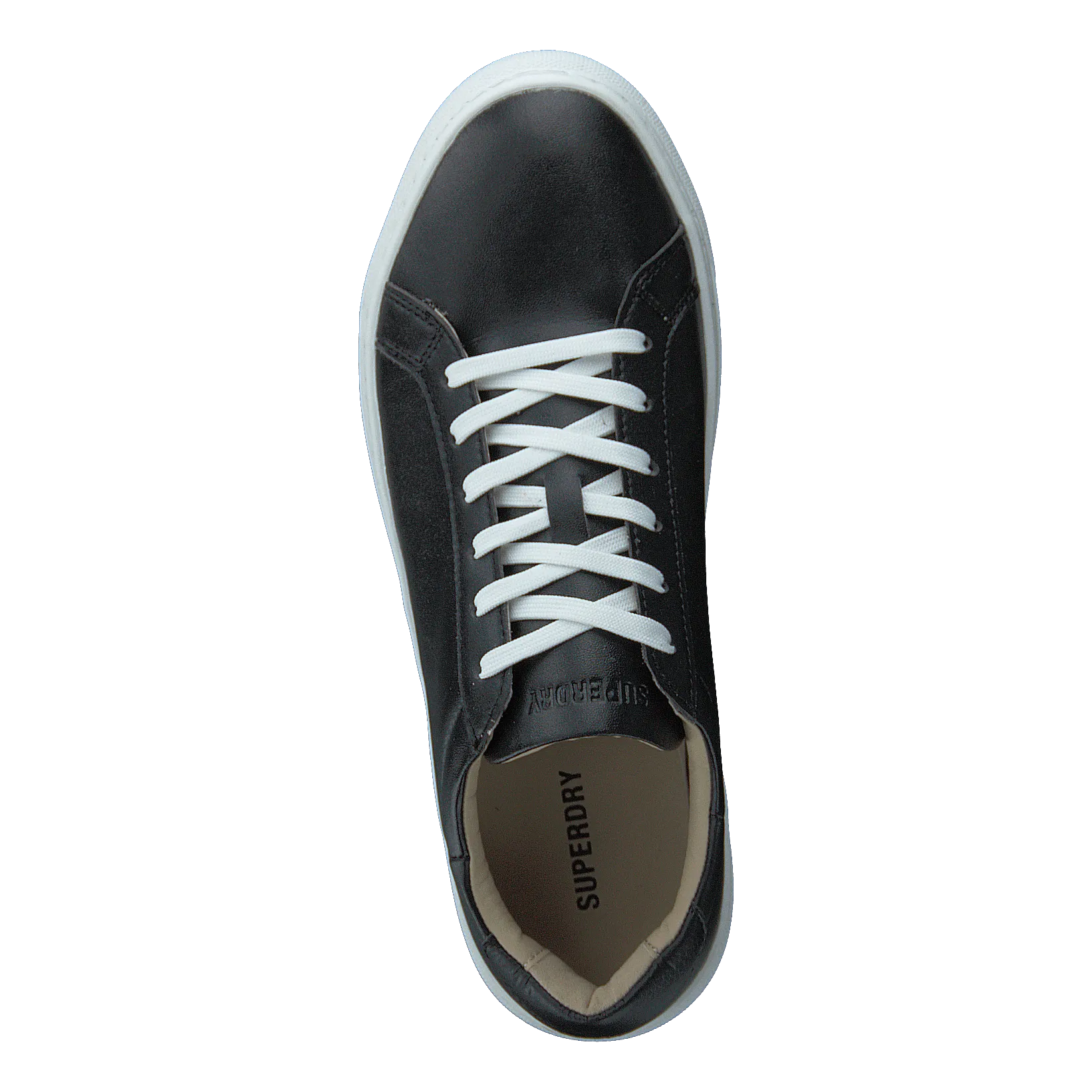 Vegan Retro Court Trainer Black