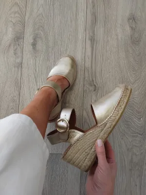 Viguera - 1922 Gold Buckle Espadrille