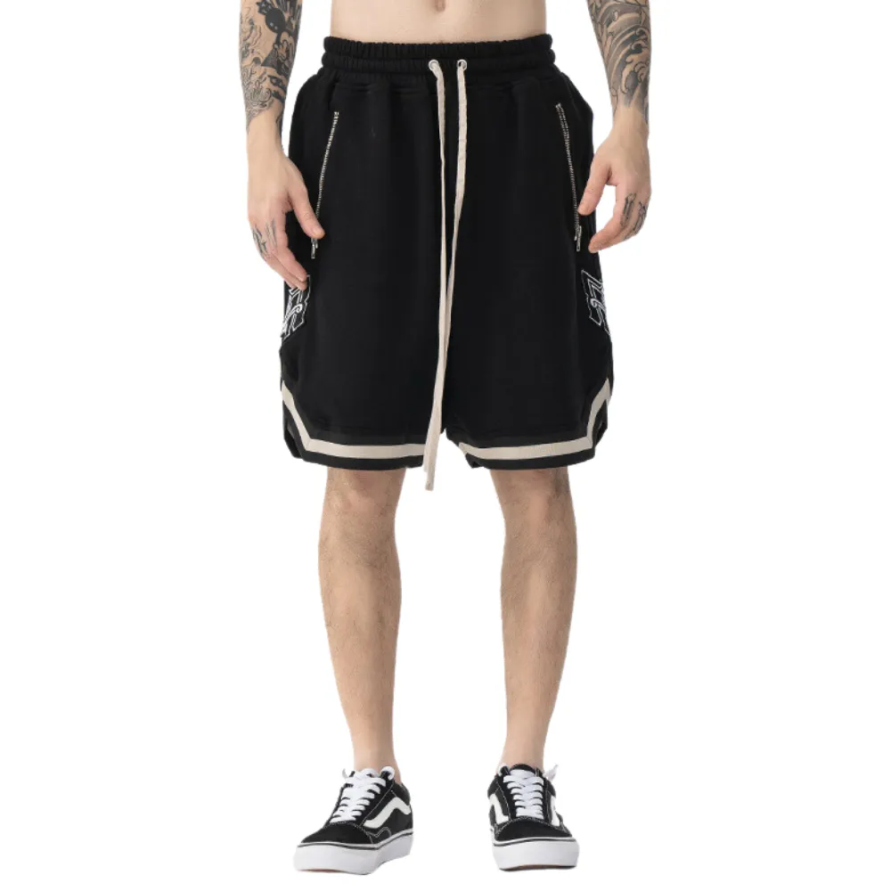 Vintage Embroidered Cotton Shorts