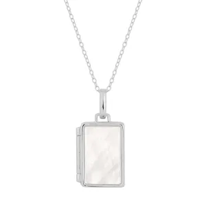 VIVIENNE PEARL LOCKET SILVER