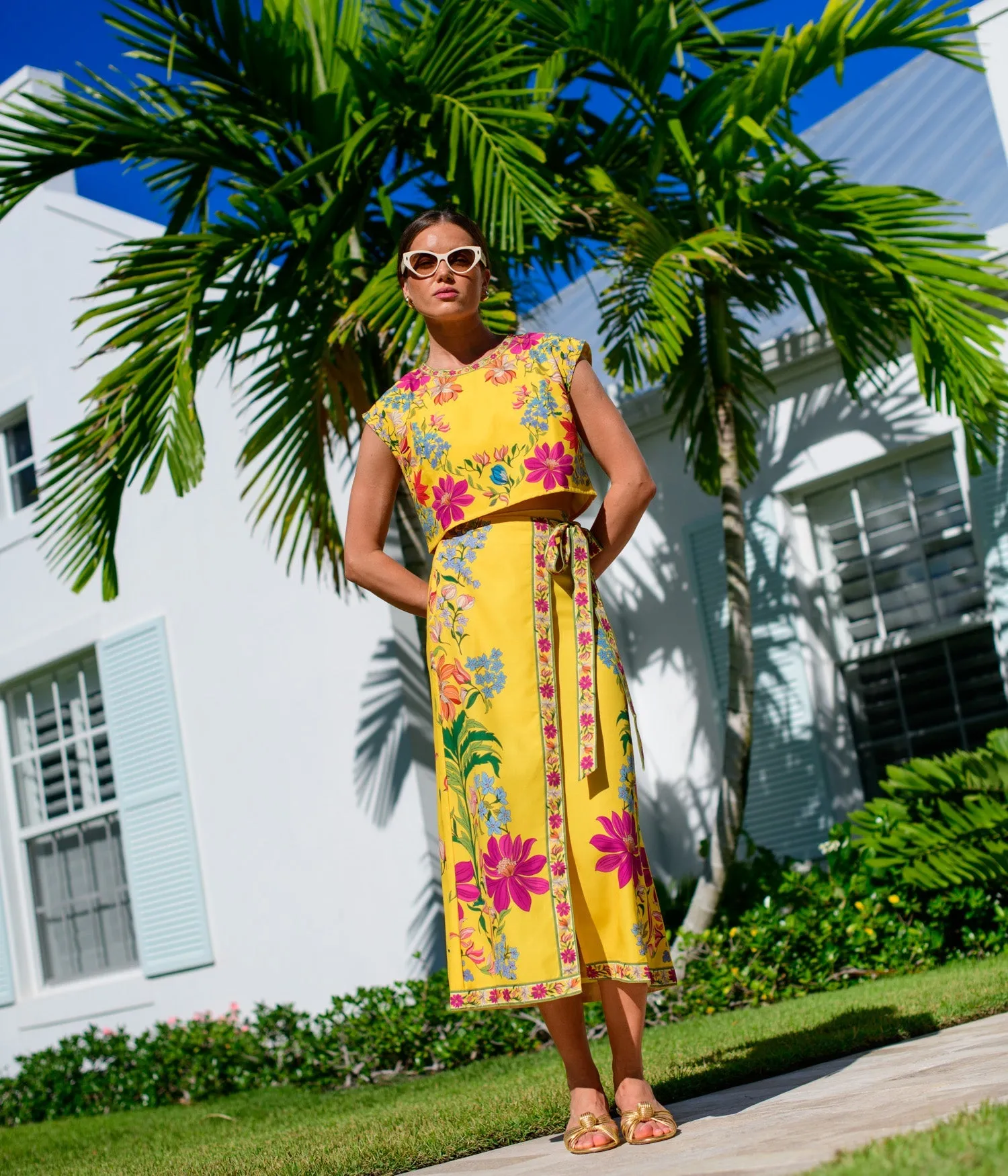 Winnifred Skirt - Tapestry Yellow