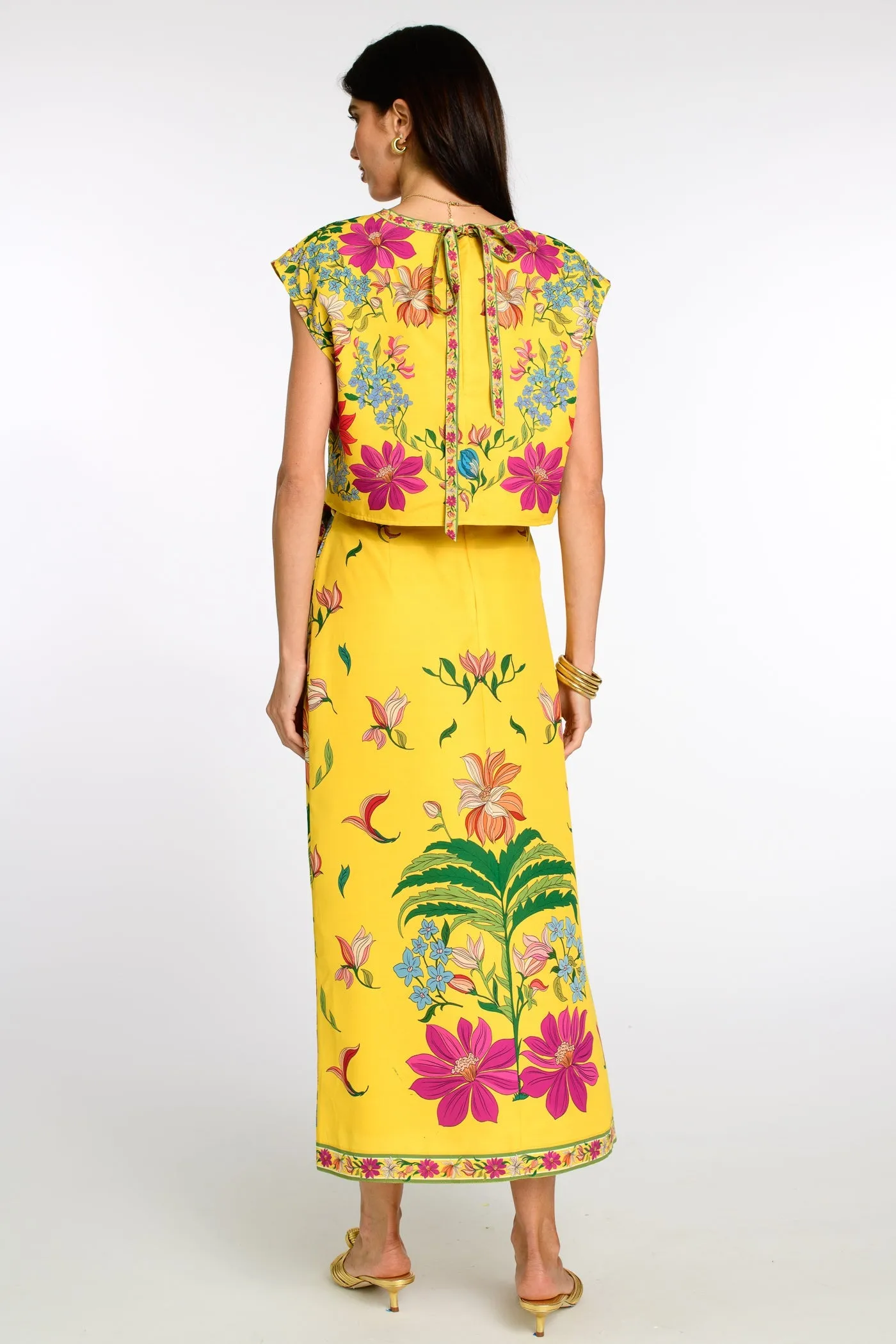 Winnifred Skirt - Tapestry Yellow