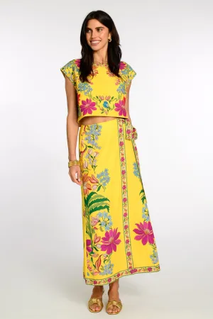 Winnifred Skirt - Tapestry Yellow