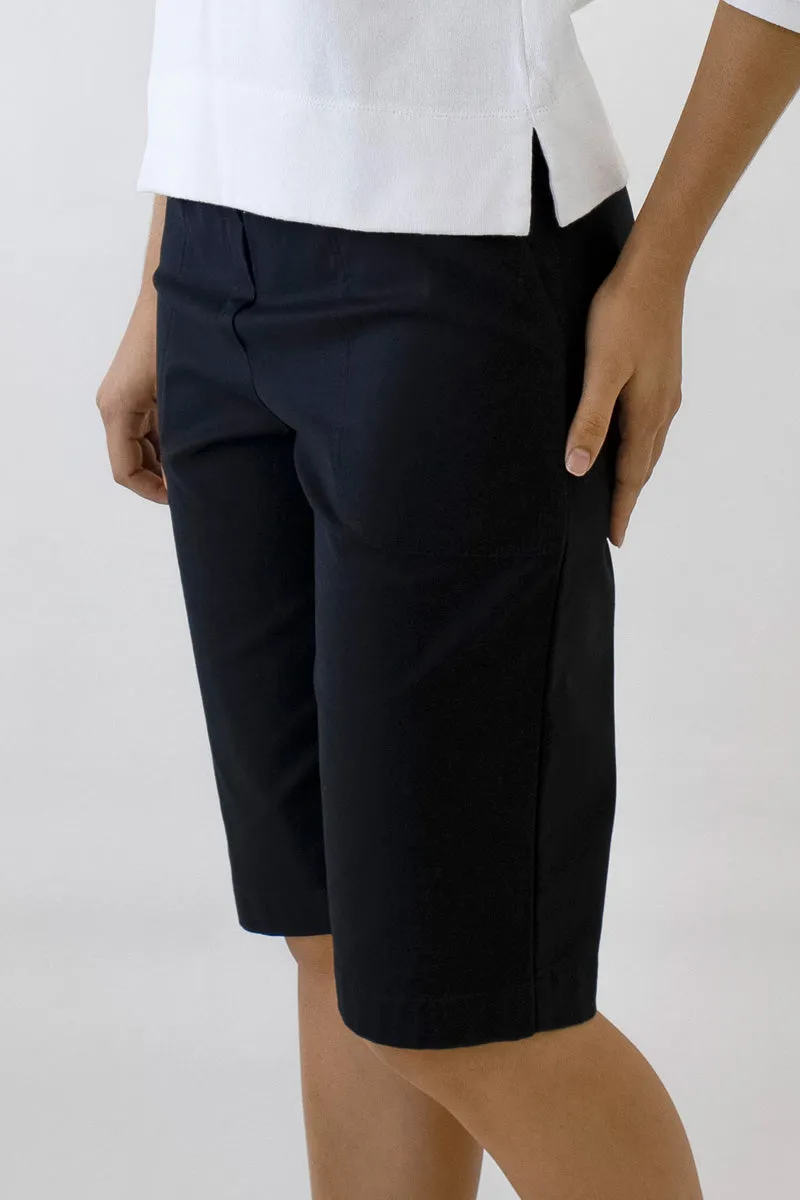 Women's Cotton Blend Shorts with Side Pockets Bedarra B-02