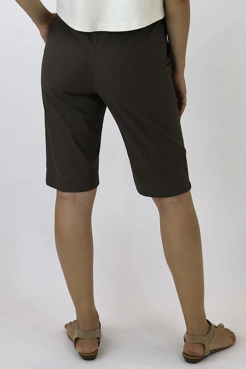 Women's Cotton Blend Shorts with Side Pockets Bedarra B-02