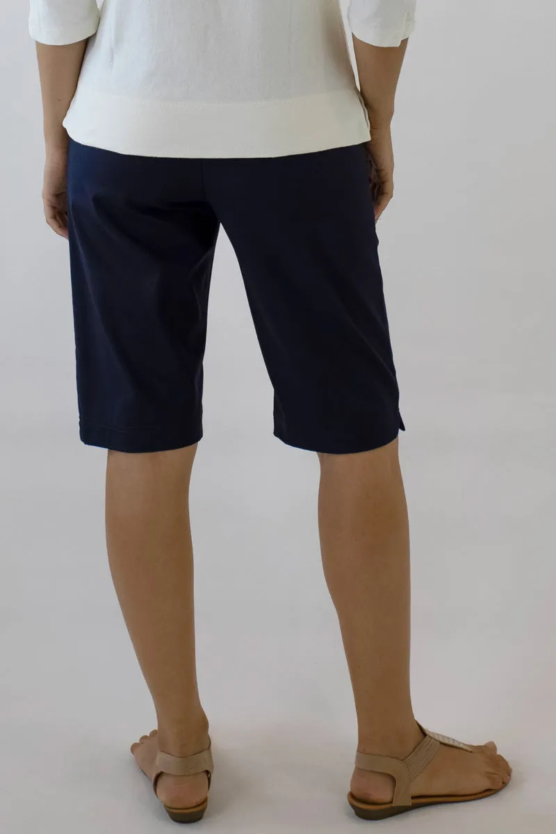 Women's Cotton Blend Shorts with Side Pockets Bedarra B-02