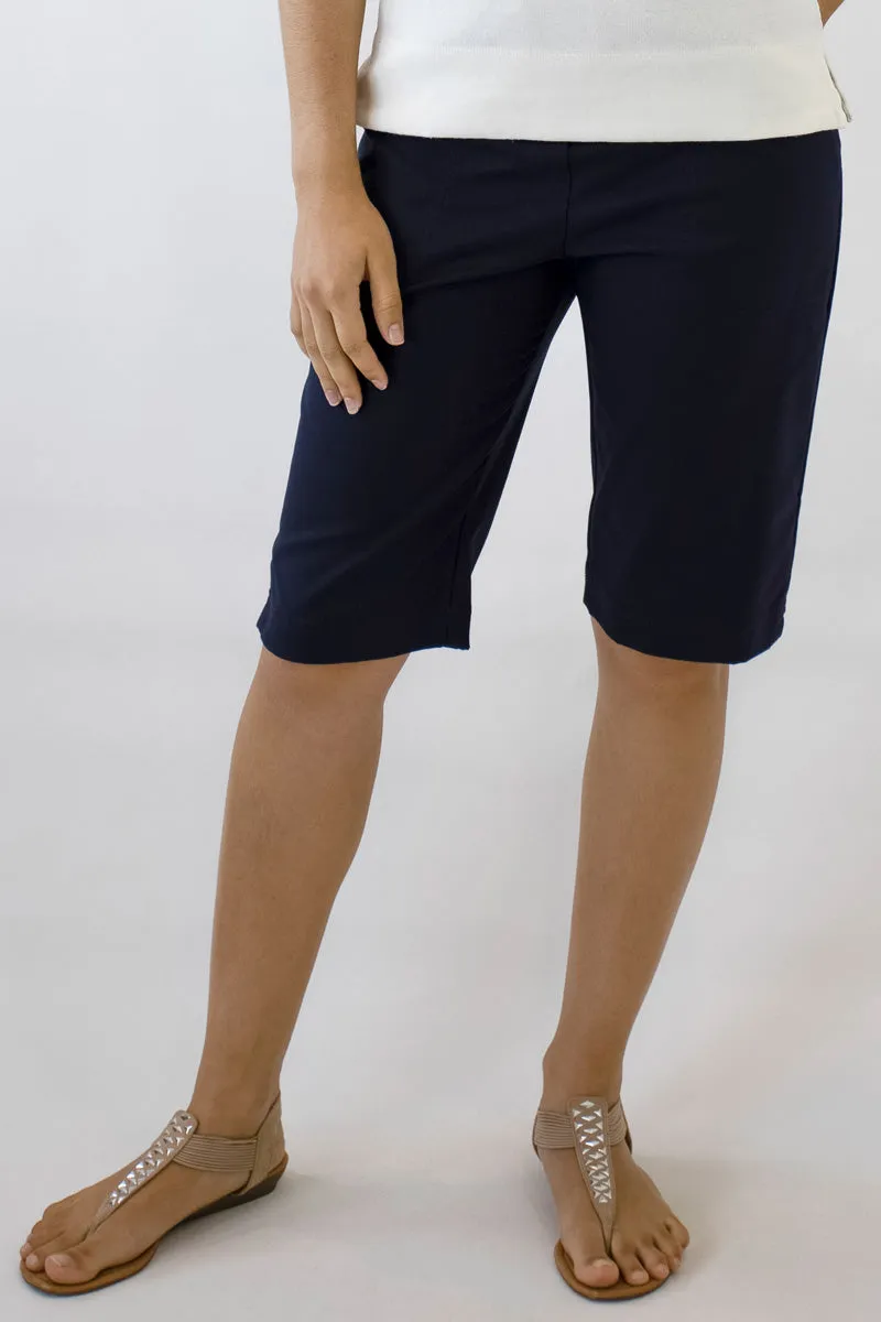Women's Cotton Blend Shorts with Side Pockets Bedarra B-02