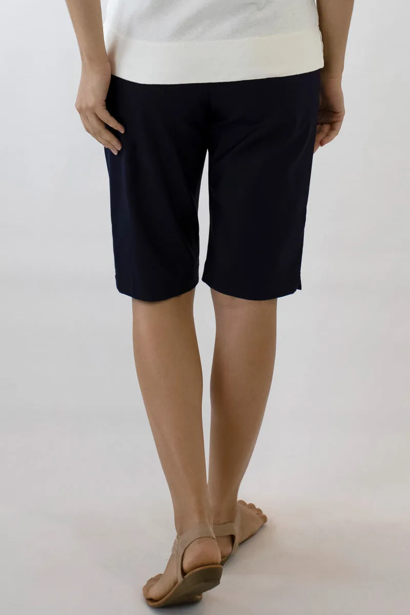 Women's Cotton Blend Shorts with Side Pockets Bedarra B-02