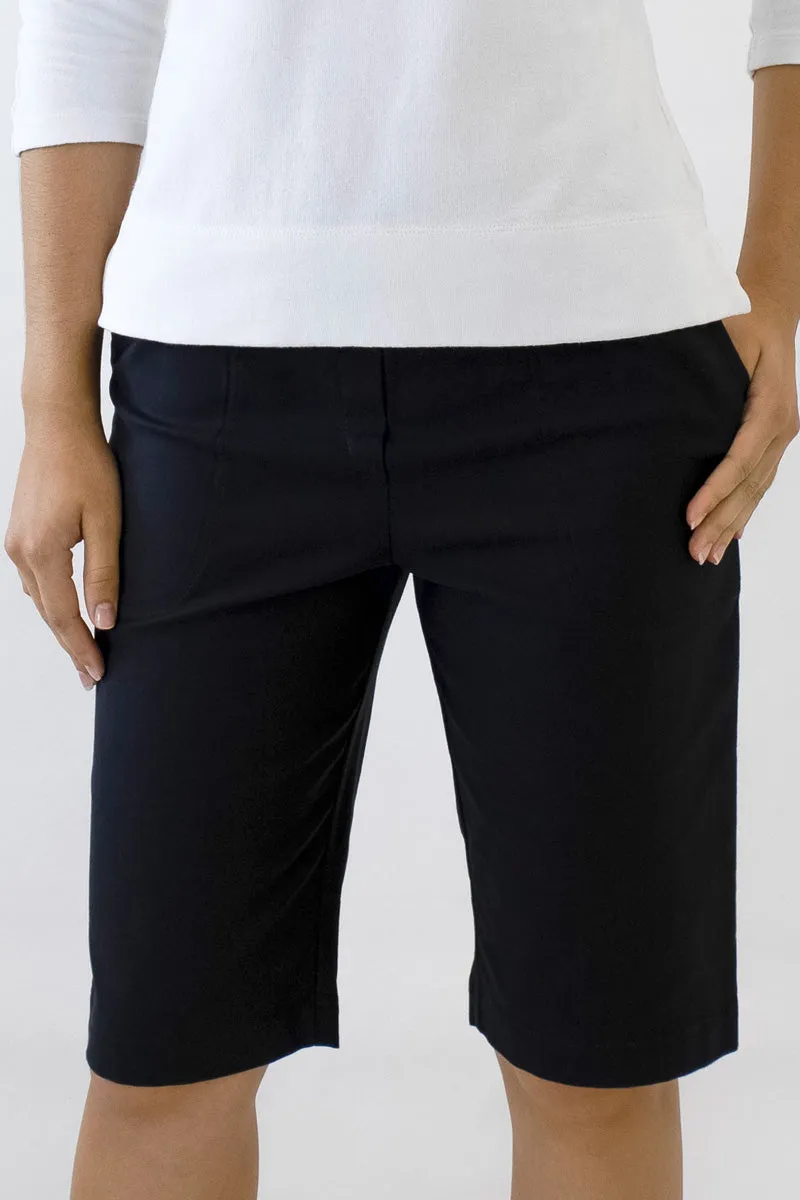 Women's Cotton Blend Shorts with Side Pockets Bedarra B-02