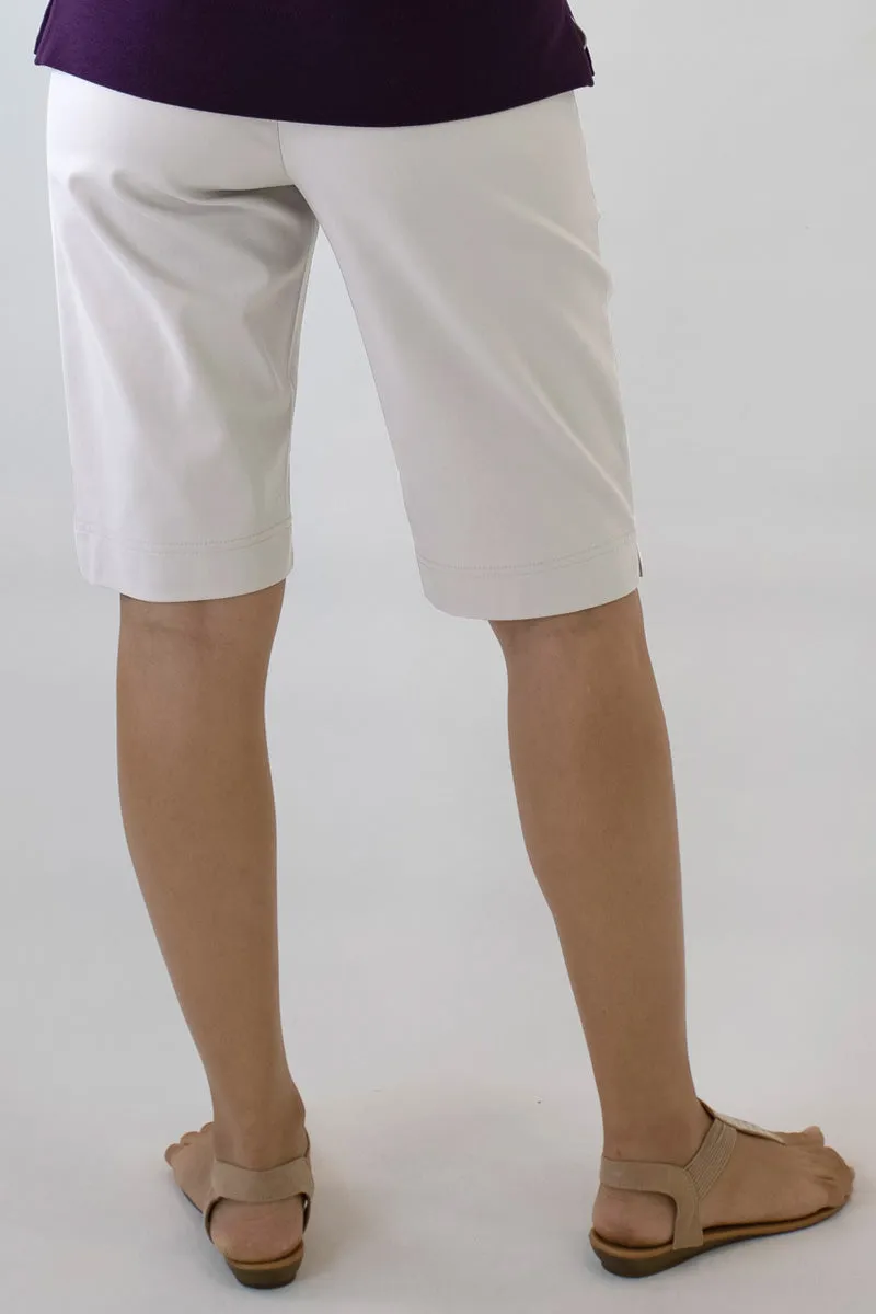 Women's Cotton Blend Shorts with Side Pockets Bedarra B-02