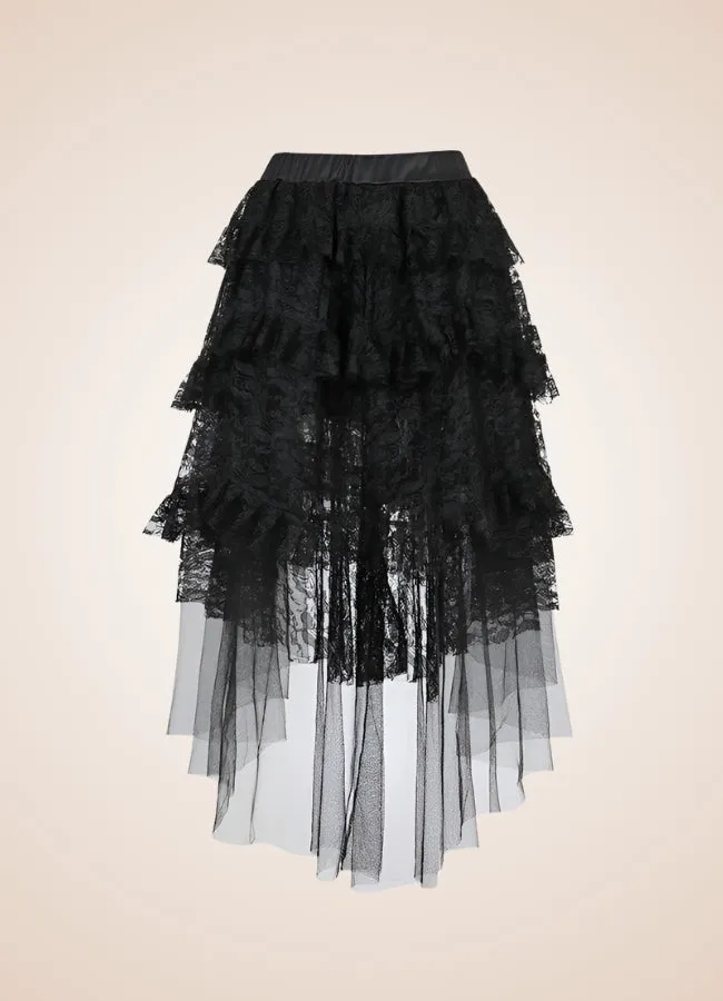Women's Layered Floral Skirt