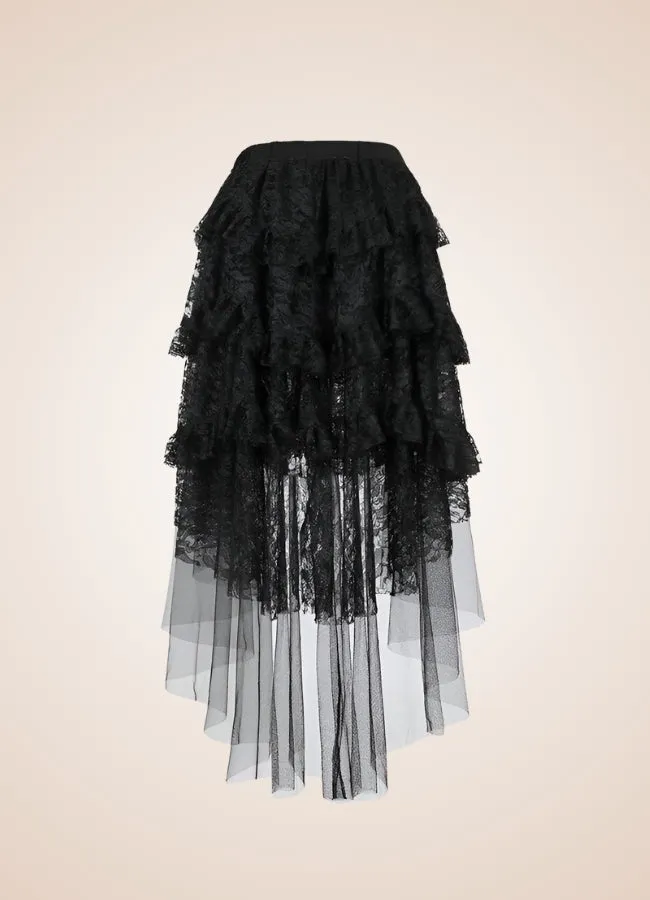 Women's Layered Floral Skirt