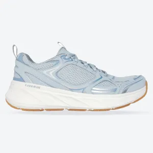 Women's Relaxed Fit Skechers 150475 Edgeride Silver Eclipse Sneakers