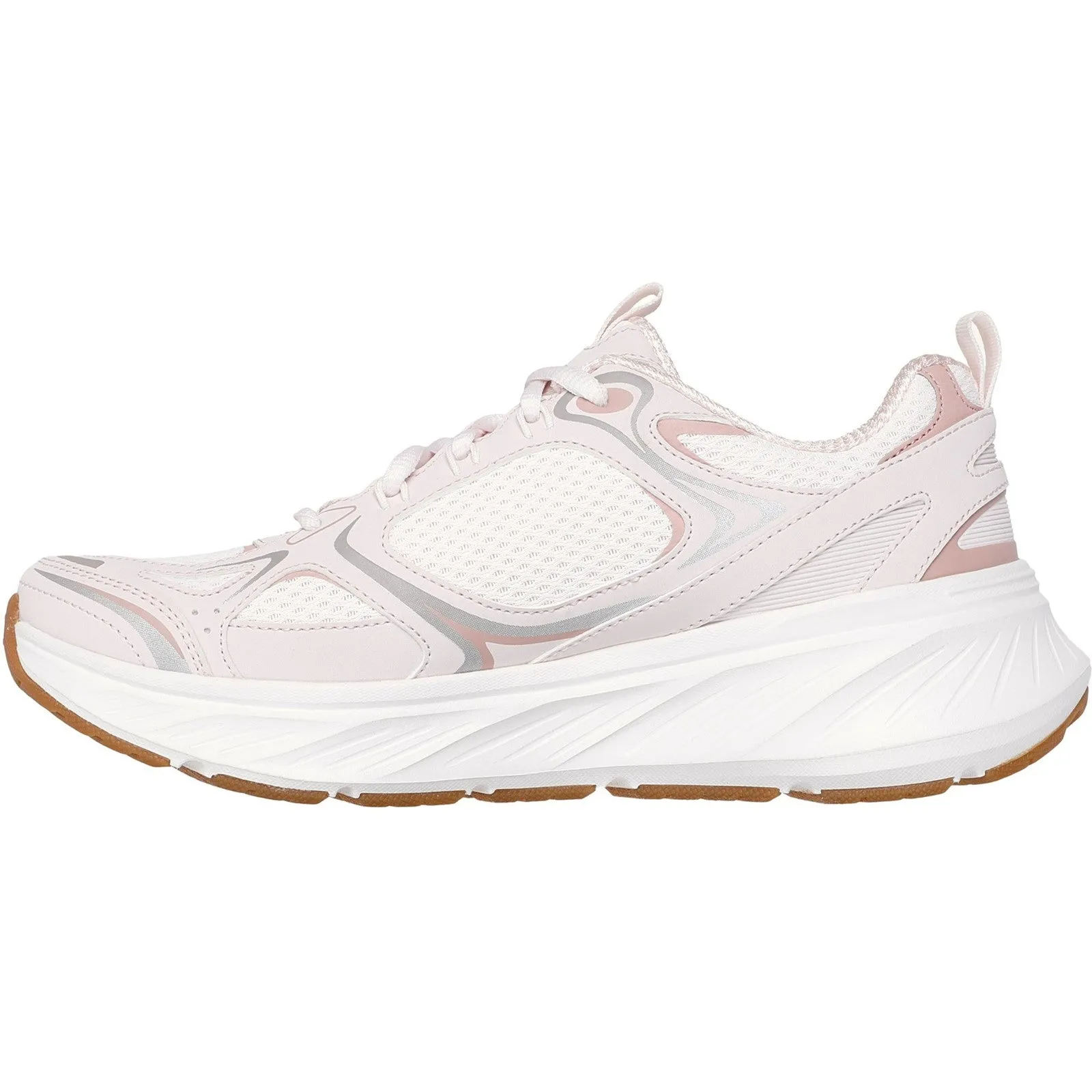 Women's Relaxed Fit Skechers 150475 Edgeride Silver Eclipse Sneakers