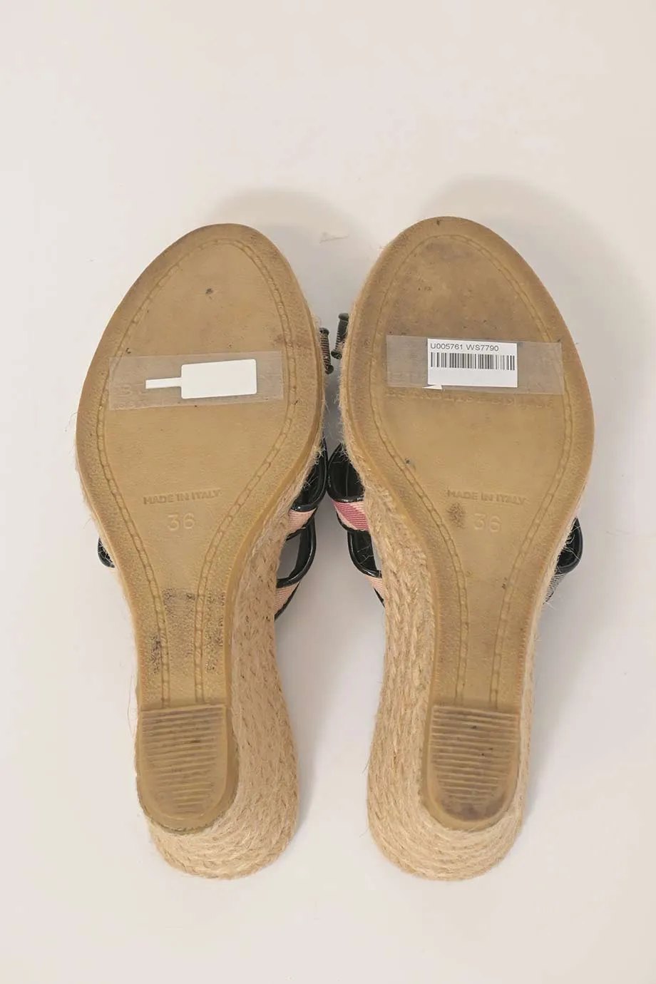 [WS7790] Burberry | Wedge Sandals
