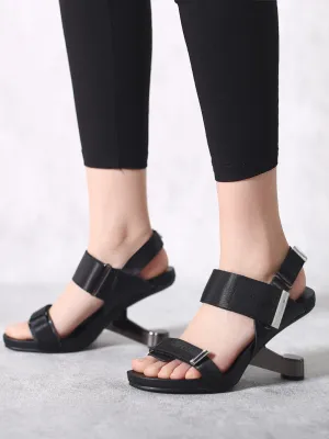 Zayla Elevator Heel Strap Heel Sandal