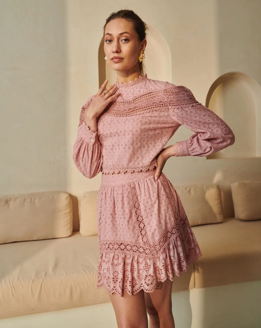 Zoe Pink Skirt